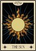 Girls Printing House Sticker: Tarot Card — The Sun cover image