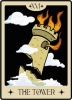 Girls Printing House Sticker: Tarot Card — The Tower cover image